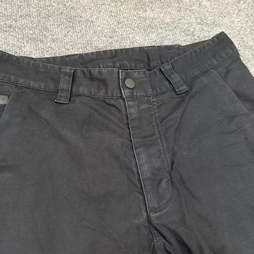 Nike Men's Cotton Blend Bonded Woven Black Cropped Pants Size 30, 876972-010